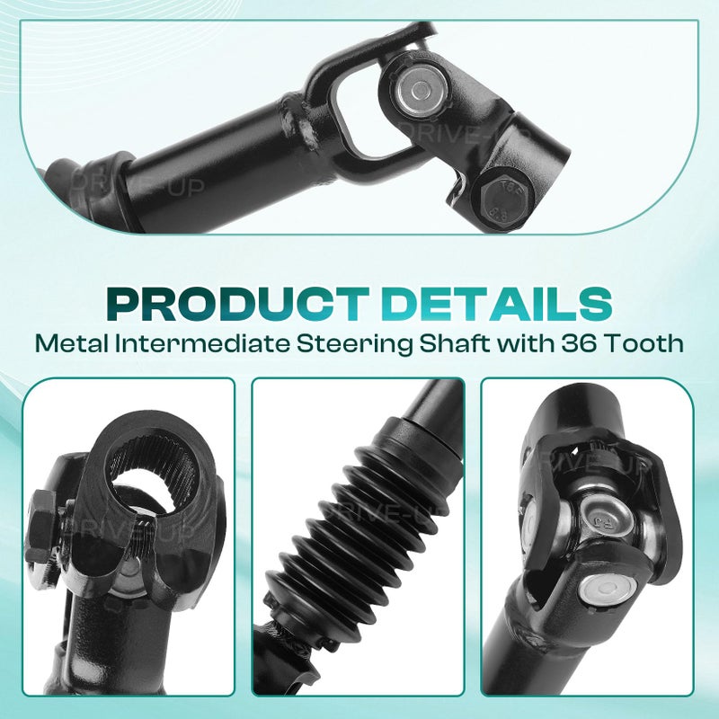 Drive-up Golf Cart Intermediate Steering Shaft Assembly Joint for EZGO TXT 2001-Up Models OEM 70580-G01 - Image 3